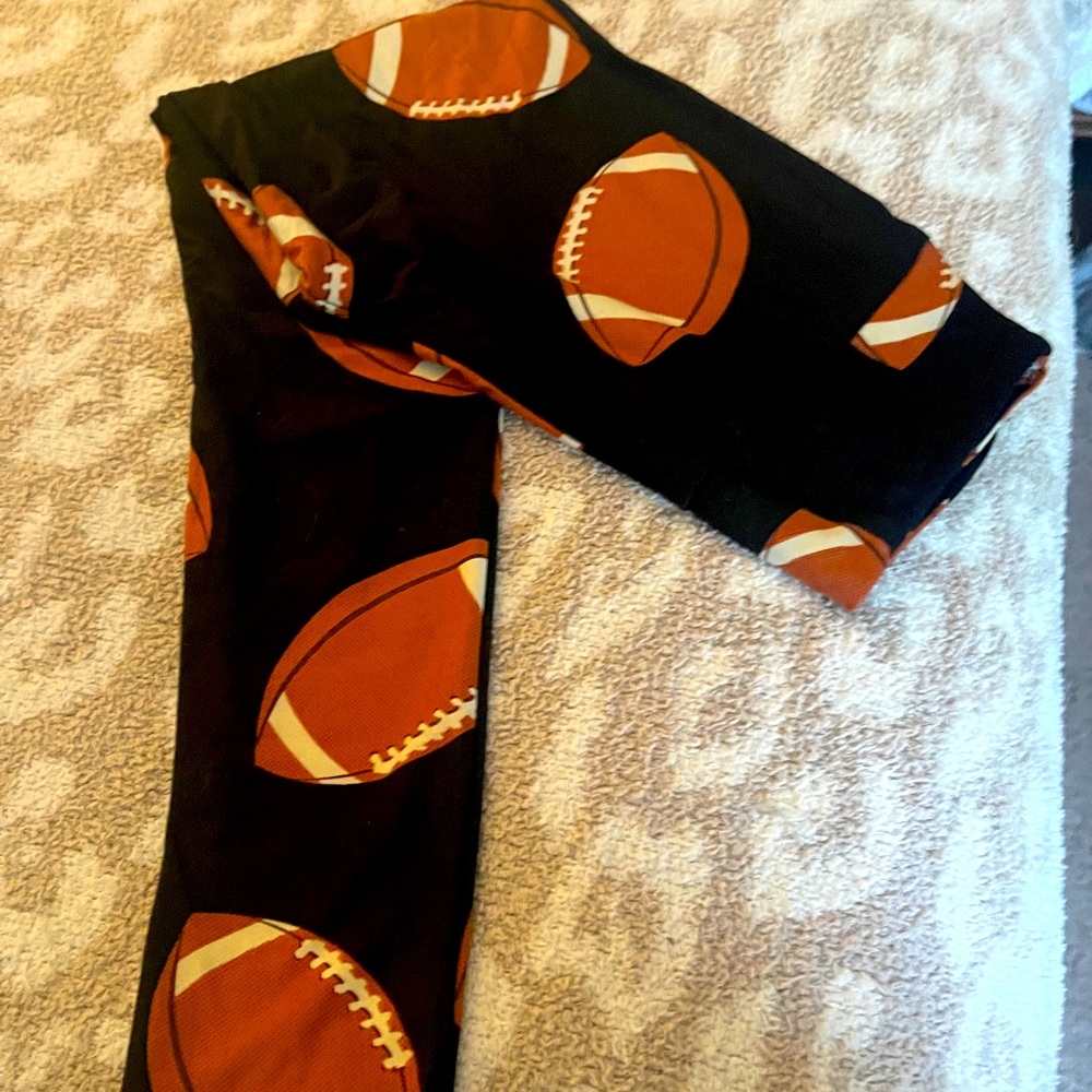 LulaRoe Football leggings